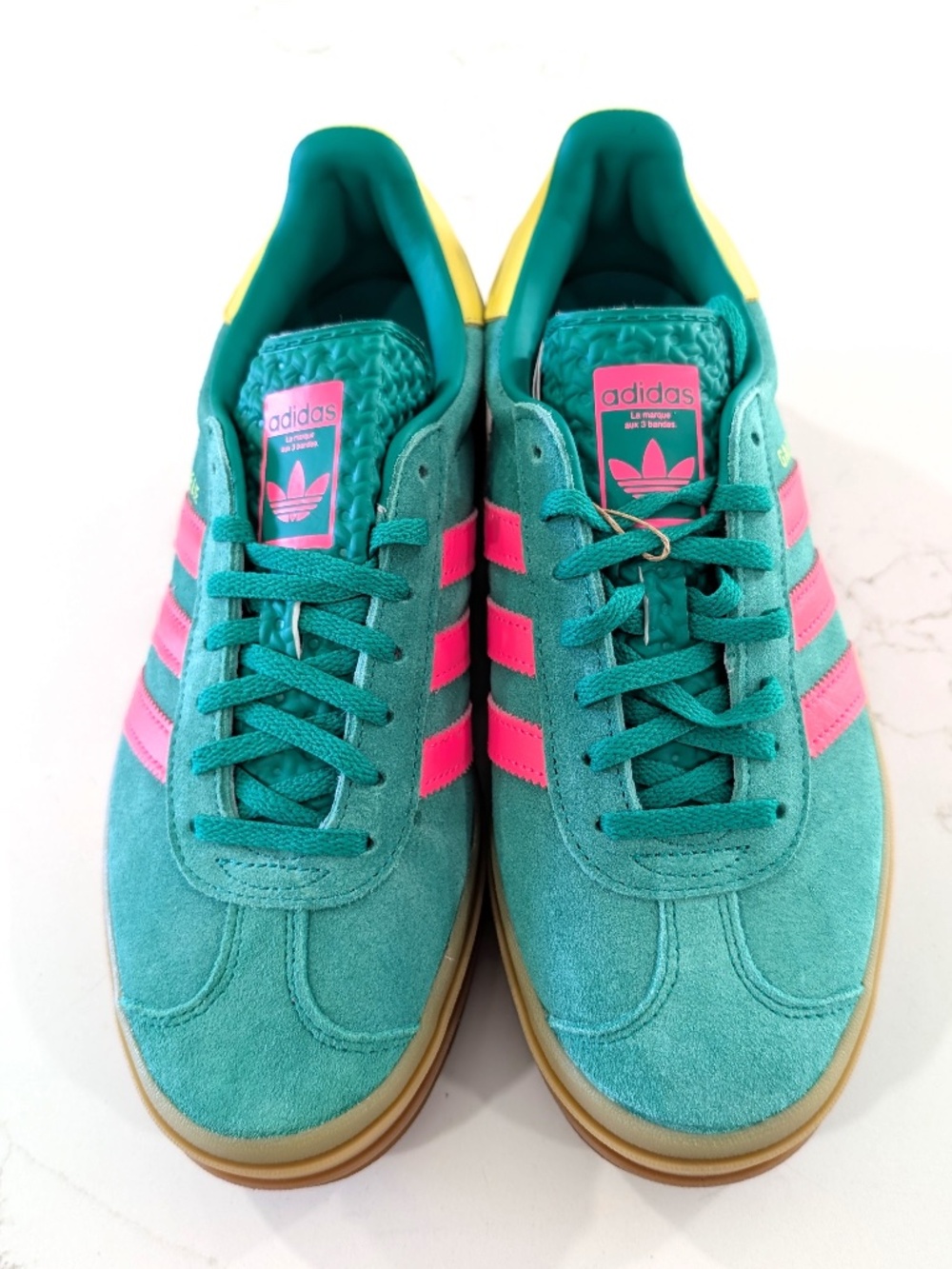 ADIDAS ORIGINALS Gazelle Bold W Platform Sneaker NWT 9 Women Court Green JH9668